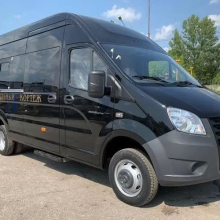 Ритуальный автомобиль Газель NEXT цел. мет. фургон (длинная база 6+2+1)