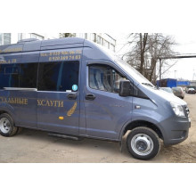 Катафалк Газель NEXT цел. мет. фургон (длинная база 9+2+1)