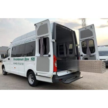 Выкатной подиум с роликом с бортиком правое расположение