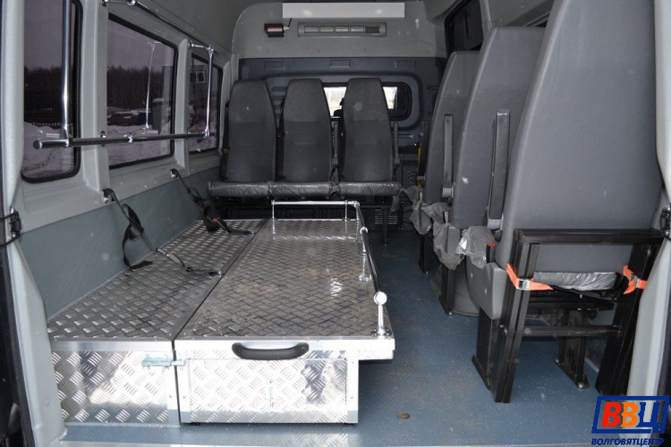 Катафалк - специализированный автомобиль для  ритуальных услуг на базе ГАЗ-A31R23 Газель NEXT