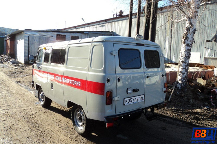 Автомобиль для перевозки тел умерших на базе УАЗ 3741 буханка