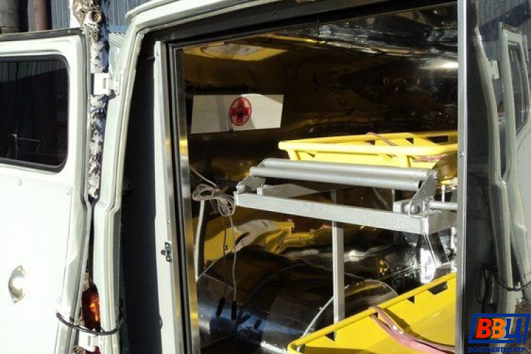 Автомобиль для перевозки тел умерших на базе УАЗ 3741 буханка